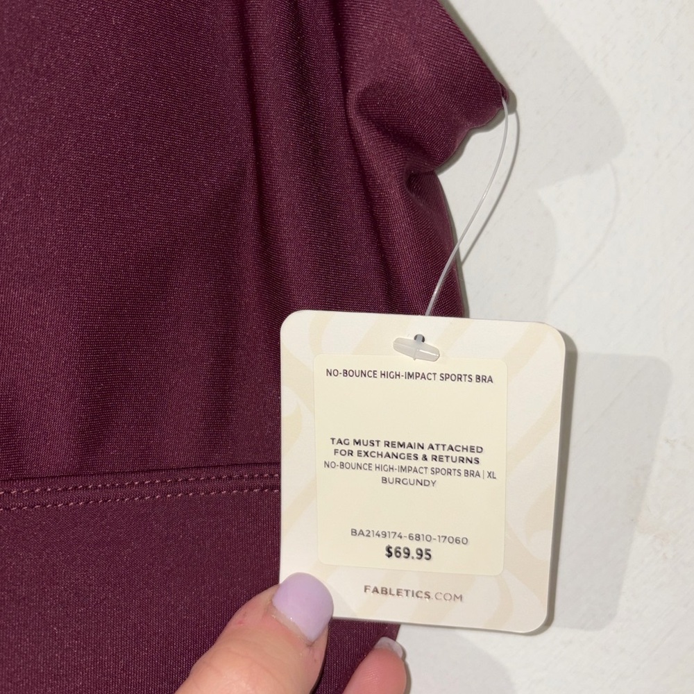 NWT Fabletics No Bounce High-Impact Sports Bra - Picture 4 of 4
